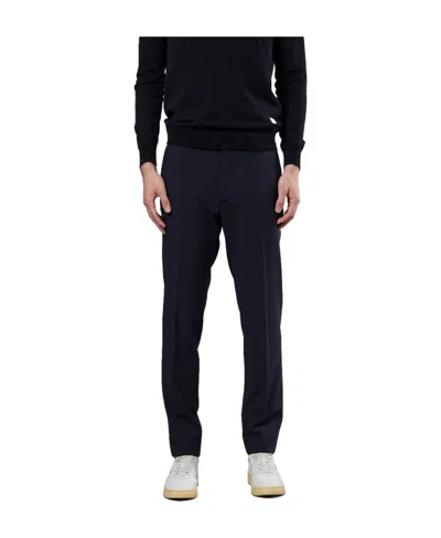 Incotex Logo Casual Trousers In Black