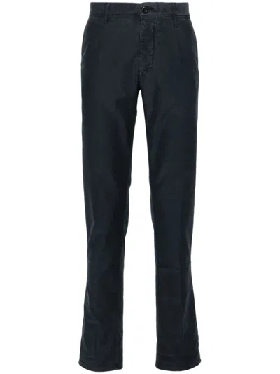 Incotex Velvet Trousers In Blue
