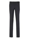 Incotex Pleated Virgin Wool Tailored Trousers In Blue