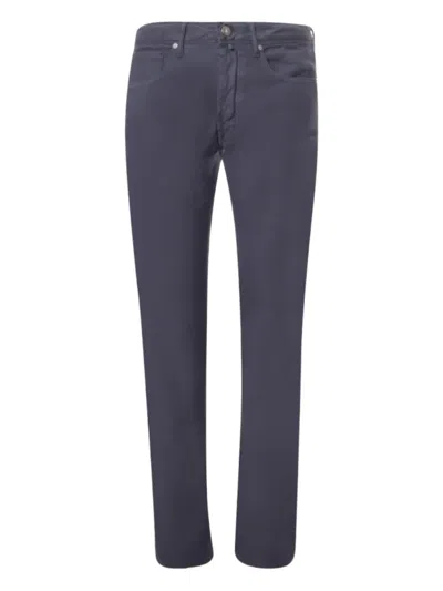 Incotex Trousers With Back And Front Pockets In Gray
