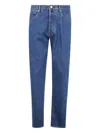 Incotex 5 Pockets Denim Stretch In 蓝色