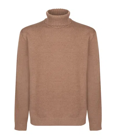 INCOTEX LONG-SLEEVED TURTLENECK SWEATER