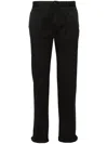 Incotex Low-rise Straight-leg Trousers In Black