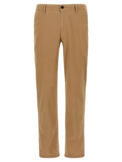 Incotex Low Waist Pants In Brown