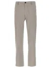 Incotex Trousers Featuring Belt Loops And Pockets In Gray