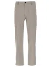 Incotex Trousers Featuring Belt Loops And Pockets In Gray