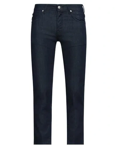 Incotex Man Jeans Blue Size 31 Cotton, Viscose, Polyester, Elastane