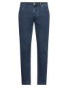 Incotex Man Jeans Blue Size 31 Cotton, Polyester, Elastane In Blue