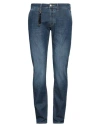 Incotex Man Jeans Blue Size 32 Cotton, Viscose, Polyester, Elastane In Blue