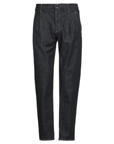 Incotex Man Pants Midnight Blue Size 38 Cotton, Elastane