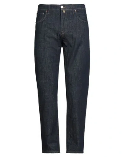 Incotex Man Jeans Blue Size 34 Cotton, Elastane