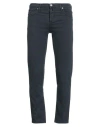 Incotex Man Jeans Midnight Blue Size 30 Cotton, Elastane In Black