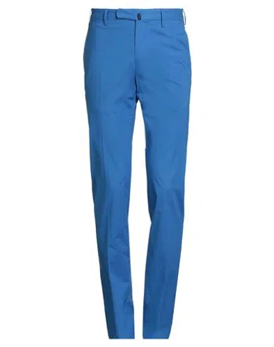 Incotex Man Pants Azure Size 30 Cotton, Elastane