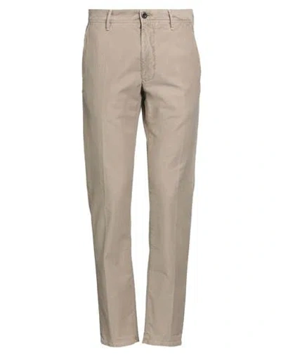 Incotex Man Pants Beige Size 32 Cotton, Elastane In Brown