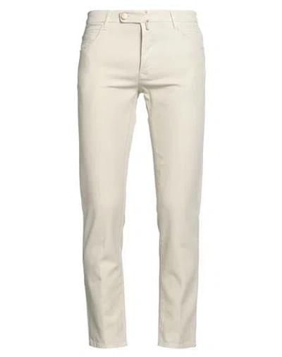 Incotex Man Pants Beige Size 32 Cotton, Linen, Elastane In Neutral