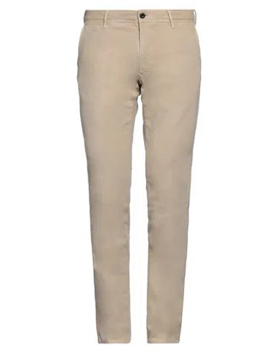 Incotex Man Pants Beige Size 33 Cotton, Elastane In Beige