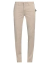 Incotex Man Pants Beige Size 38 Cotton, Elastane
