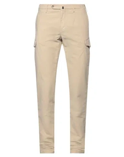 Incotex Man Pants Beige Size 34 Cotton, Elastane