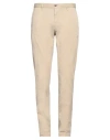 Incotex Man Pants Beige Size 34 Cotton, Elastane