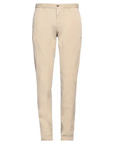 Incotex Man Pants Beige Size 38 Cotton, Elastane