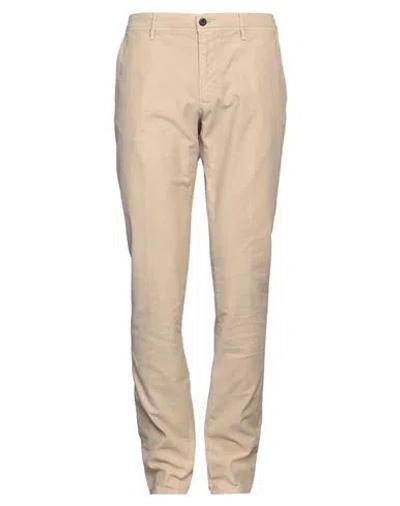 Incotex Man Pants Beige Size 34 Cotton, Elastane In Brown