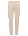 Incotex Logo-embroidered Straight-leg Trousers In Beige
