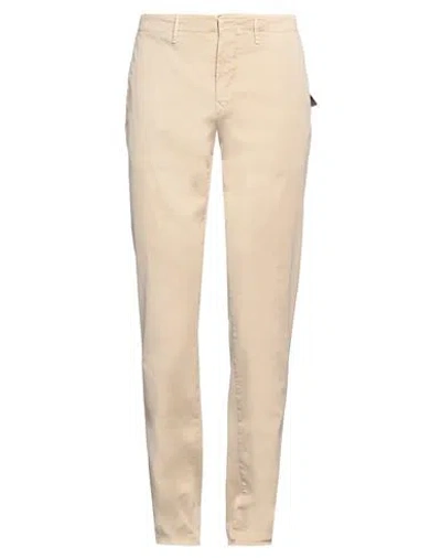 INCOTEX INCOTEX MAN PANTS BEIGE SIZE 31 COTTON, ELASTANE
