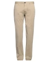 Incotex Man Pants Beige Size 32 Cotton, Elastane In Beige