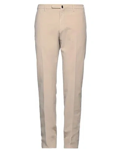 Incotex Man Pants Beige Size 36 Cotton, Elastane