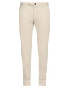 Incotex Man Pants Beige Size 36 Cotton, Lyocell, Elastane