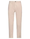 Incotex Logo-embroidered Straight-leg Trousers In White