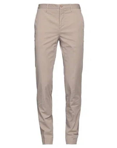 Incotex Man Pants Beige Size 38 Cotton, Elastane In Neutral