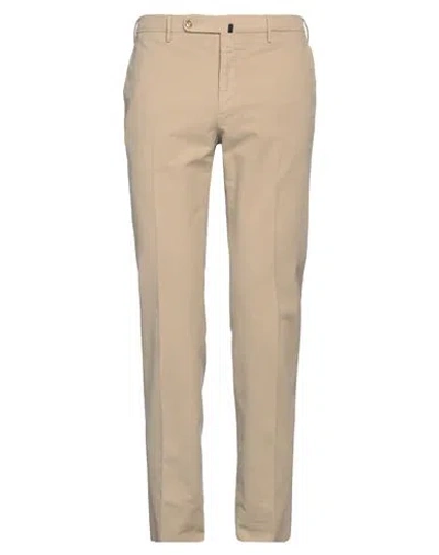 Incotex Man Pants Beige Size 40 Cotton, Elastane In Brown