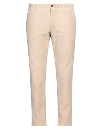 Incotex Man Pants Beige Size 40 Cotton, Elastane