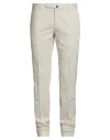 Incotex Man Pants Beige Size 40 Cotton, Elastane In Neutral