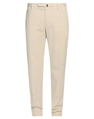 Incotex Man Pants Beige Size 42 Cotton, Elastane