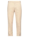 Incotex Man Pants Beige Size 44 Linen, Cotton In Beige