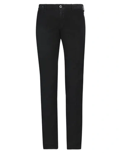 Incotex Man Pants Black Size 35 Cotton, Elastane