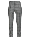 Incotex Man Pants Black Size 32 Virgin Wool In Gray