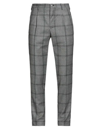 Incotex Man Pants Black Size 32 Virgin Wool In Gray