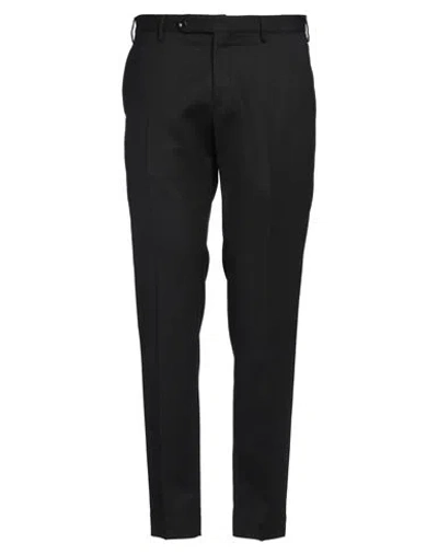Incotex Man Pants Black Size 34 Wool, Polyester, Elastane In Black