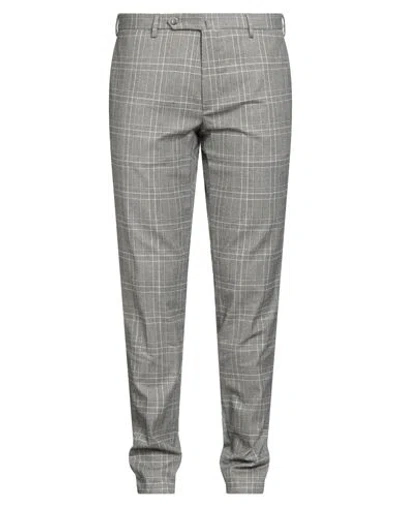 Incotex Man Pants Black Size 40 Cotton, Elastane In Gray