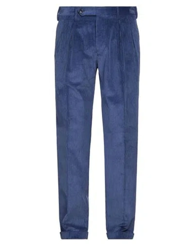 Incotex Man Pants Blue Size 34 Cotton