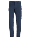 Incotex Man Pants Blue Size 34 Cotton, Elastane In Blue