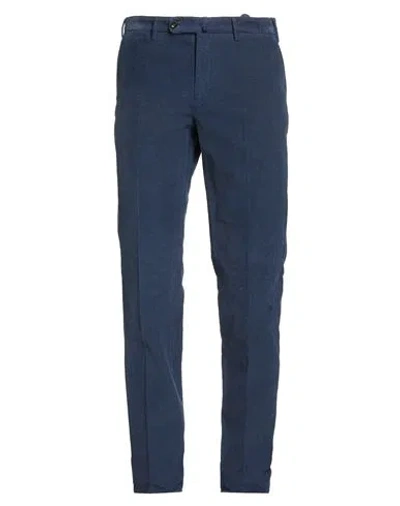 Incotex Man Pants Blue Size 34 Cotton, Elastane