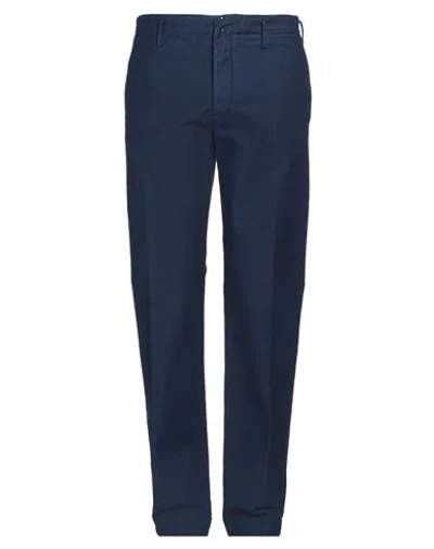 Incotex Man Pants Blue Size 36 Cotton, Elastane