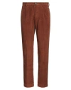 Incotex Man Pants Brown Size 30 Cotton