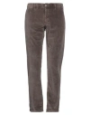 Incotex Man Pants Brown Size 34 Cotton, Elastane