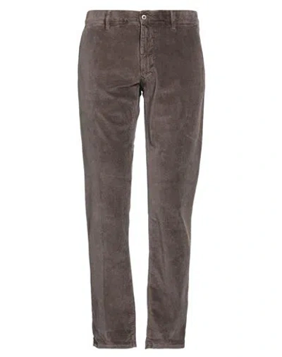 Incotex Man Pants Brown Size 34 Cotton, Elastane