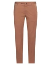 Incotex Man Pants Brown Size 38 Cotton, Elastane